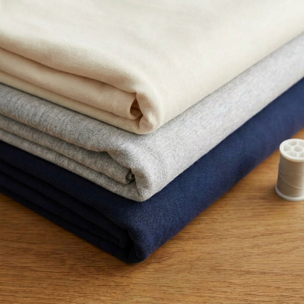 Vải thun cotton 100% sợi bông giá rẻ 