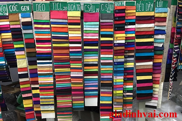 Vải thun Phú sang luôn đa dạng màu sắc 