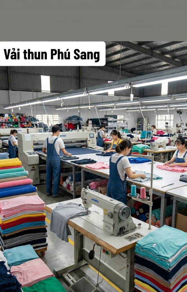 Vải thun Phú Sang
